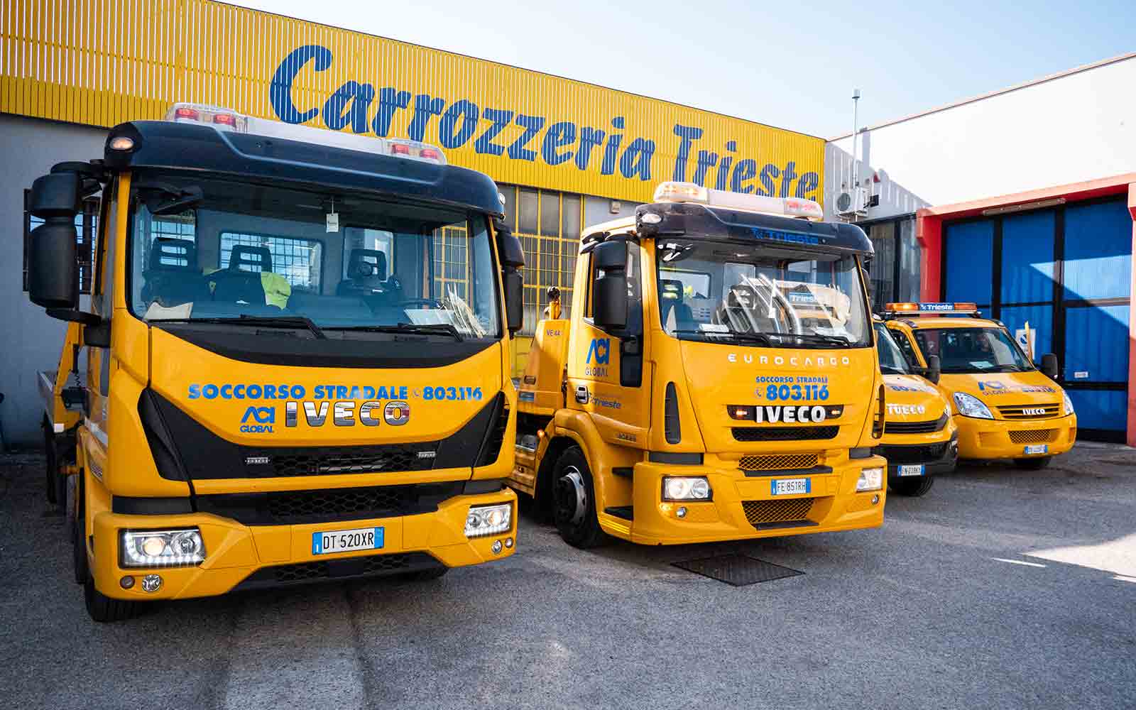 Carrozzeria Trieste effettua servizio di Soccorso stradale a Venezia e Padova